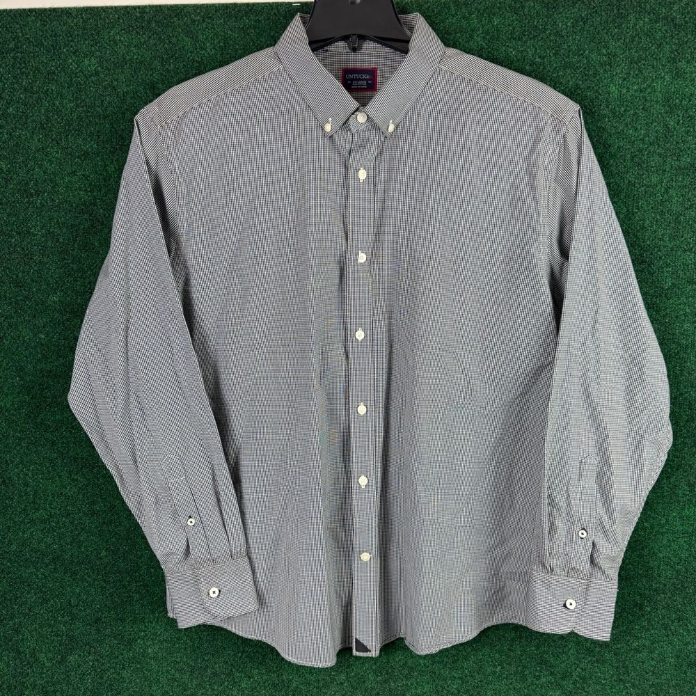 UNTUCKit Shirt Mens 2XL Augustus Regular Fit Button Down Check Plaid